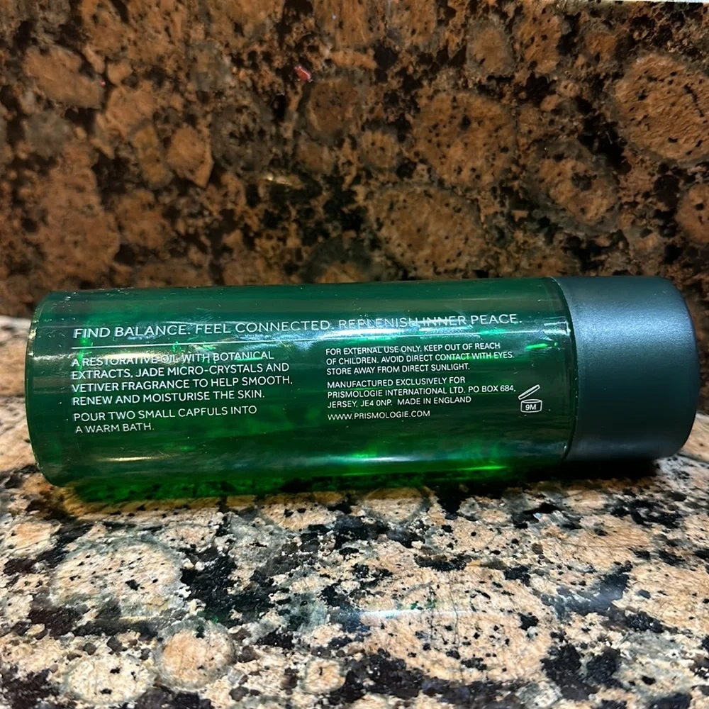 ⚜️ PRISMOLOGIE 🦚 Bath Oil  w/Vetiver & Jade